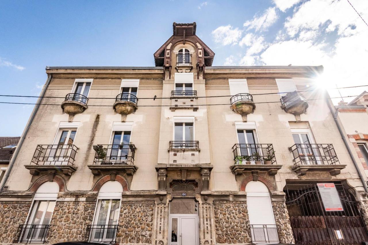 Appartement Cosy A 10 Min A Pieds De La Gare Reims Dış mekan fotoğraf